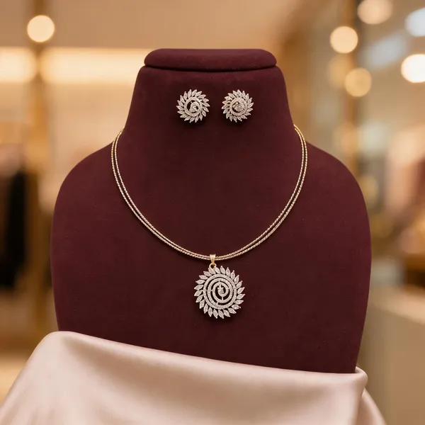 Gold_Tone_Spiral_Pendant_Necklace_Set_for_Women