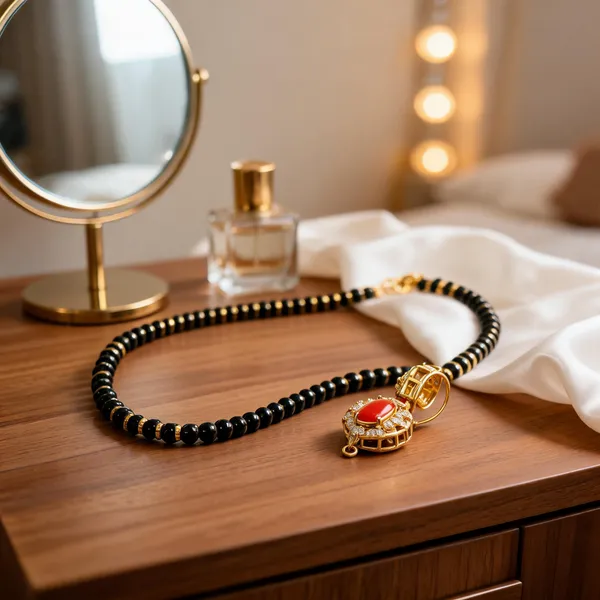 Pretty_detachable_coral_ganesha_Kante_set