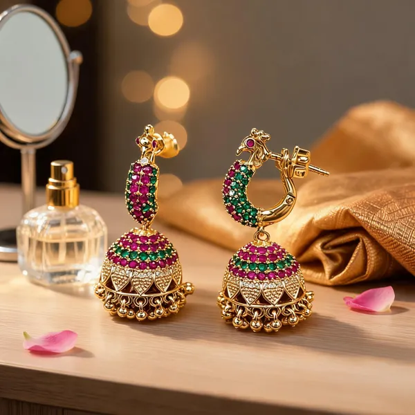 Gold_Tone_Multicolour_Jhumka_Earrings_for_Women