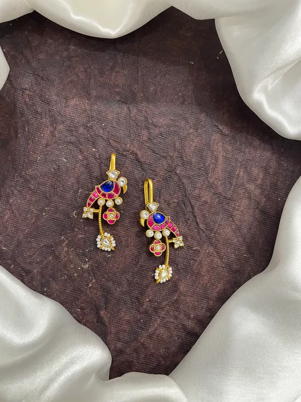 Gold_Tone_Peacock_Design_Stone_Studded_Dangler_Earrings