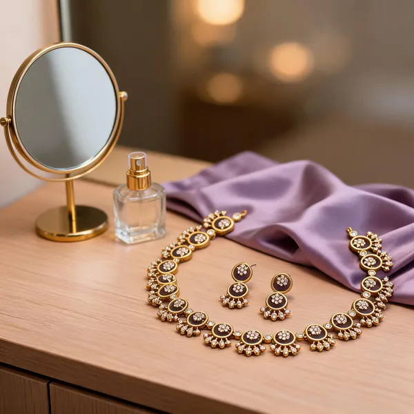 Daimomd_replica_Traditional_Necklace_Set_for_Women
