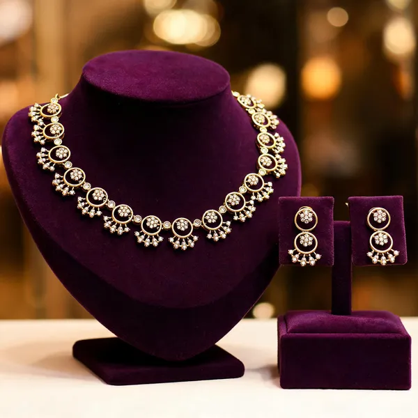 Daimomd_replica_Traditional_Necklace_Set_for_Women