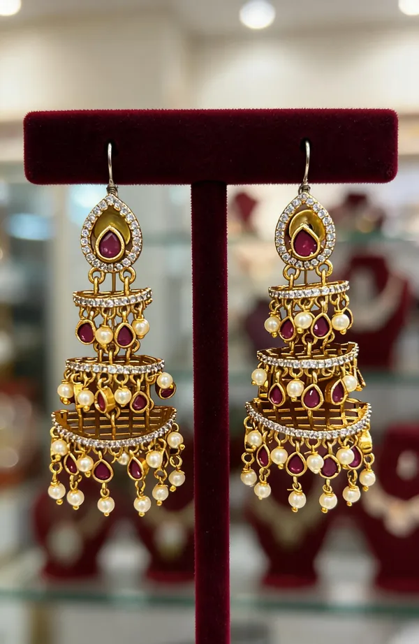 Gold_Tone_Kundan_Style_Chandelier_Earrings_for_Women