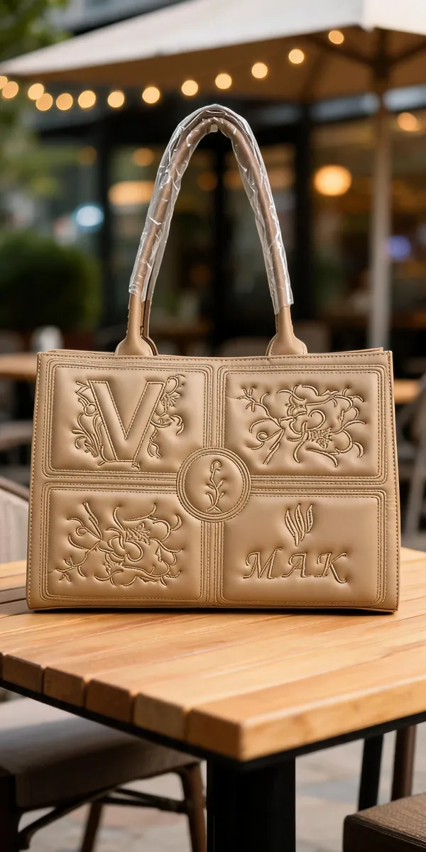 Beige_Faux_Leather_Embossed_Structured_Handbag_For_Women