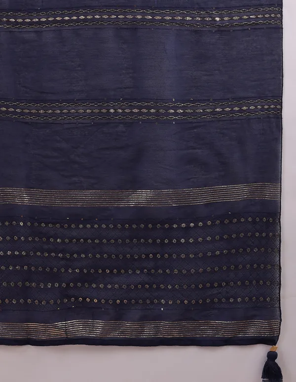 Hritika_Navy_Blue_Silk__Embroidered_Round_Neck_Kurta_With_Trousers_&_Dupatta