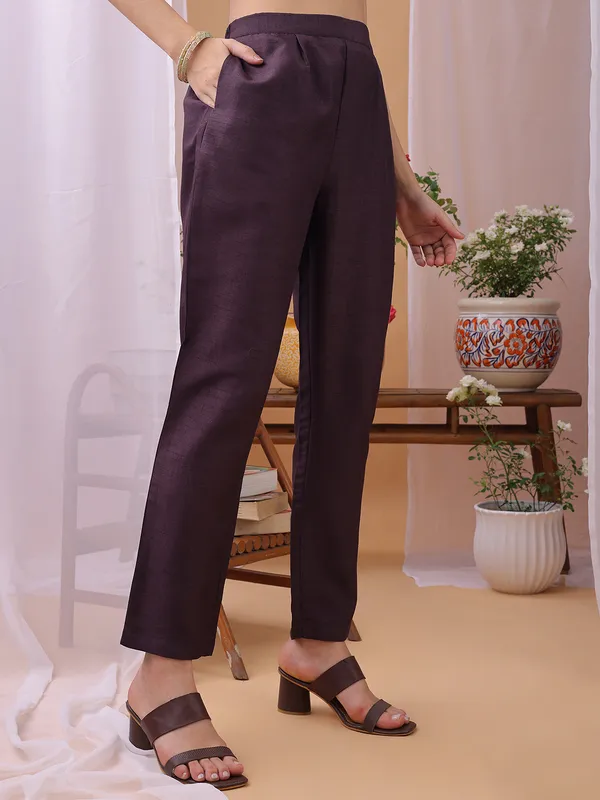 Hritika_Purple_Silk__Zari_Embroidered_Kurta_With_Trouser_&_Dupatta_Set