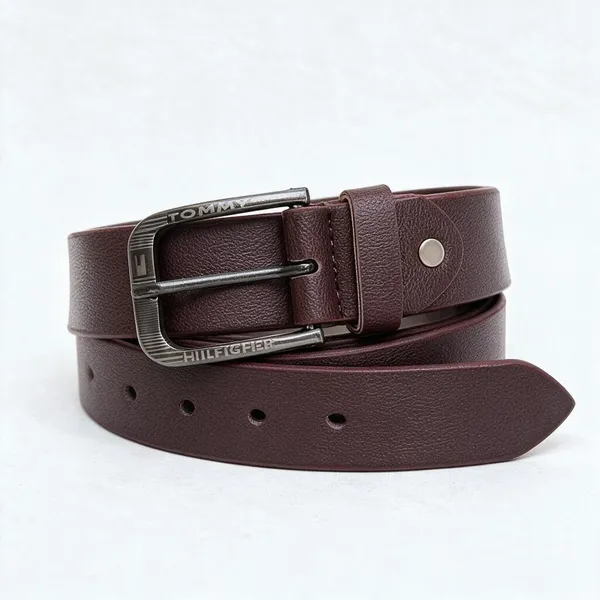 Brown_Leather_Textured_Casual_Belt_For_Men