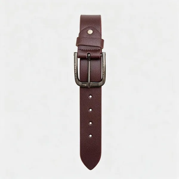 Brown_Leather_Textured_Casual_Belt_For_Men