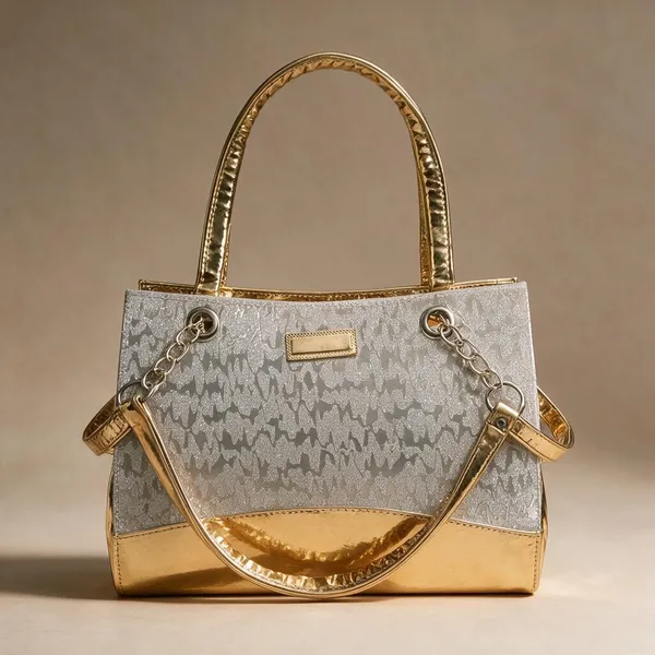 Silver_Glitter_Metallic_Tote_Handbag_For_Women