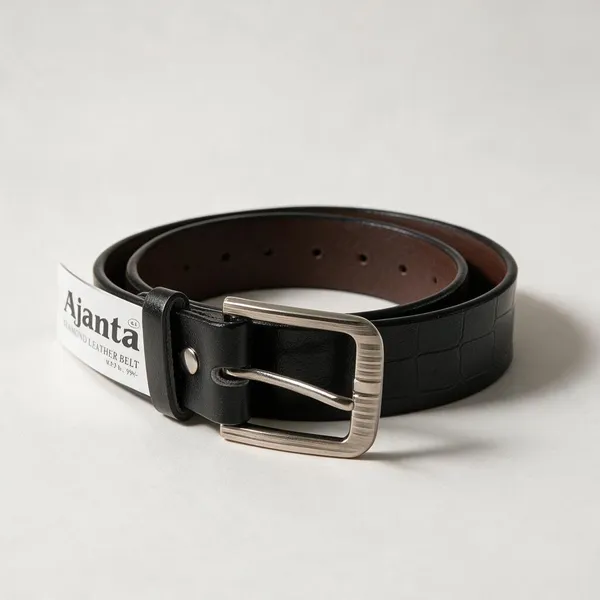 Black_Leather_Textured_Classic_Belt_For_Men