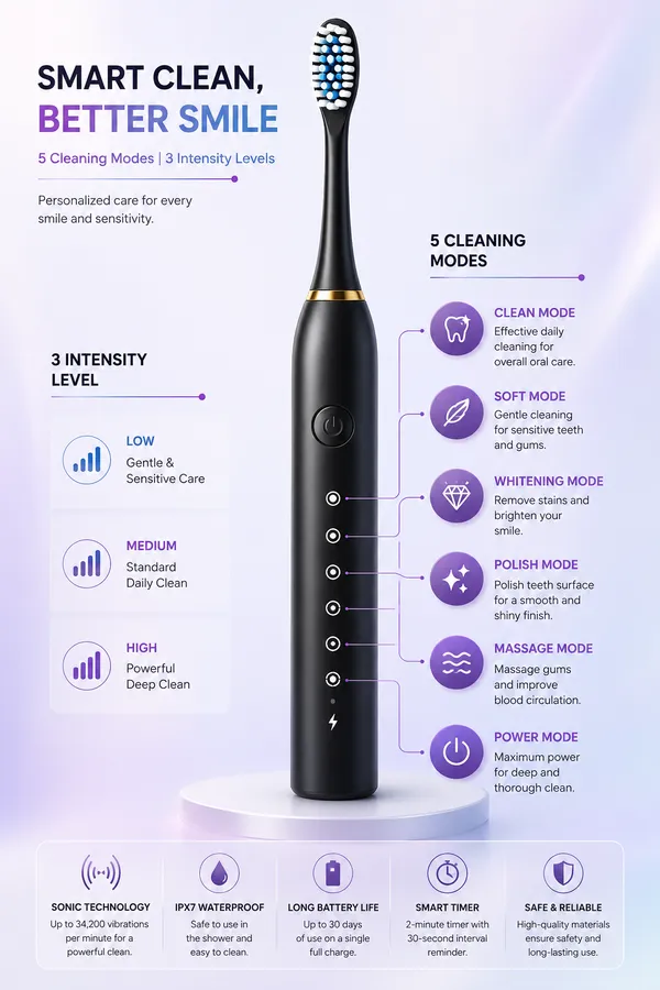 Sonic_Electric_Toothbrush_For_Adults_Rechargeable_Soft_Bristle_Toothbrush_With_Multiple_Cleaning_Modes_Deep_Cleaning,_Gum_Care_And_Whitening_Waterproof_Multicolor