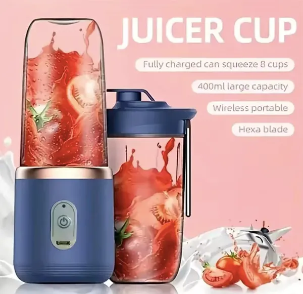 Portable_Blender_Electric_Juicers_Fruit_Mixers_Usb_Rechargeable_Smoothie_Mini_Personal_Juicer_6_Blades_3Gears_With_1500_Mah_Rechargeable_Battery-Smoothie_Blender