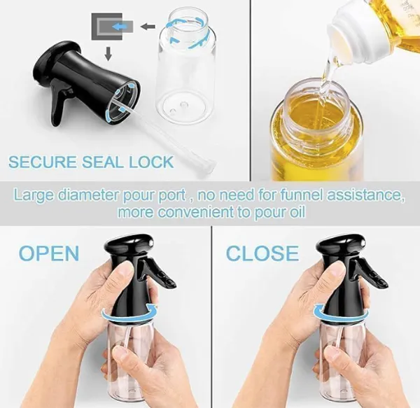 250Ml_Oil_Sprayer_For_Cooking,_Refillable_Olive_Oil_Spray_Bottle,_Fine_Mist_Spray_Oil_Dispenser_For_Air_Fryer,_Bbq,_Salad,_Roasting_And_Kitchen_Use_(Spray_Bottle)
