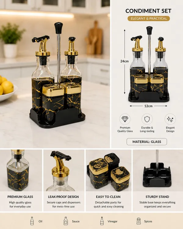 Glass_Marble_Finish_Black_Oil_&_Vinegar_Dispenser_Set
