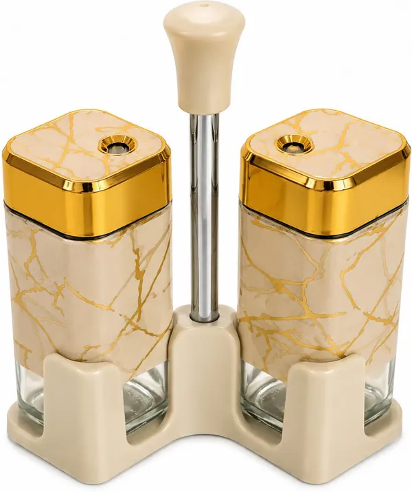 Glass_Marble_Finish_Golden_Cream_Salt_&_Pepper_Set