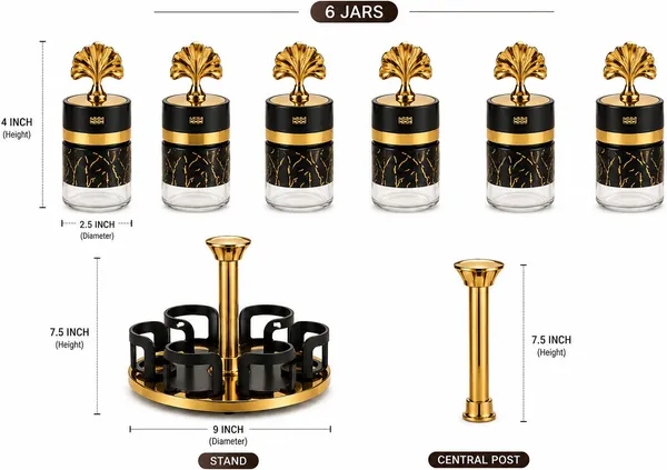Glass_Marble_Finish_Black_7-Piece_Salt_&_Pepper_Set