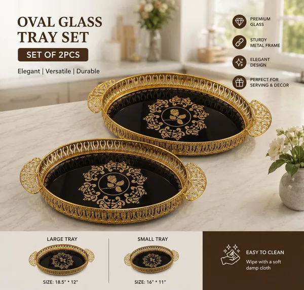 royal_dining_Royal_Dining_Glass_Serving_Tray_with_Gold_Metal_Frame_Tray_Serving_Set_(Pack_of_2)