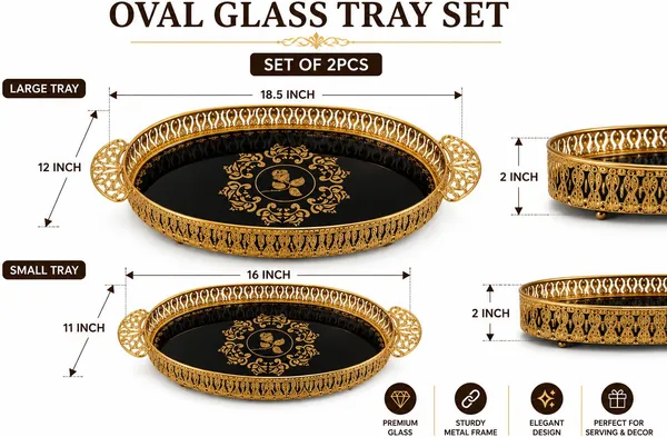 royal_dining_Royal_Dining_Glass_Serving_Tray_with_Gold_Metal_Frame_Tray_Serving_Set_(Pack_of_2)