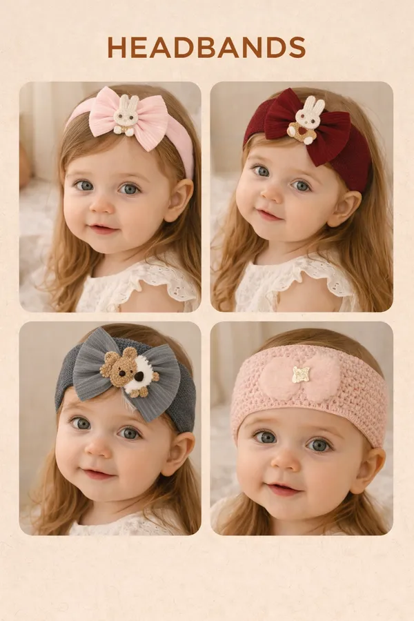 Multicolor_Knitted_Bow_Hair_Band_For_Kids_(Pack_Of_3)
