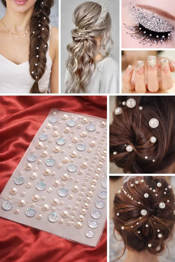 Best_Moon_Pearl_Rhinestone_Face_And_Hair_Stickers