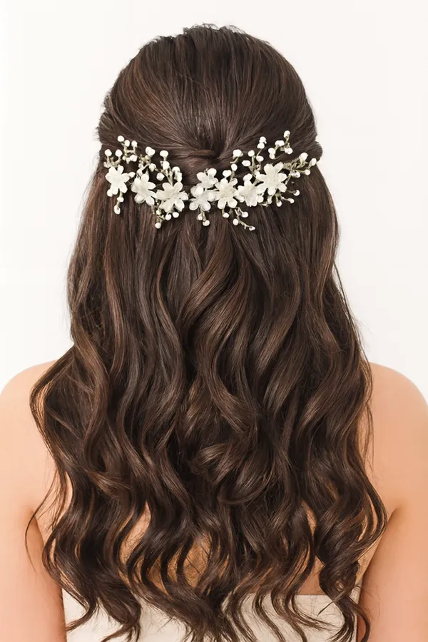 White_Plastic_Floral_Hair_Vine_For_Girls