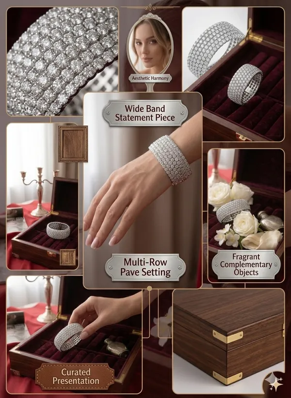 White_Metal_Alloy_Wide_Band_Statement_Bangle_For_Girls