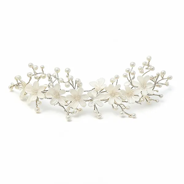 White_Plastic_Floral_Hair_Vine_For_Girls
