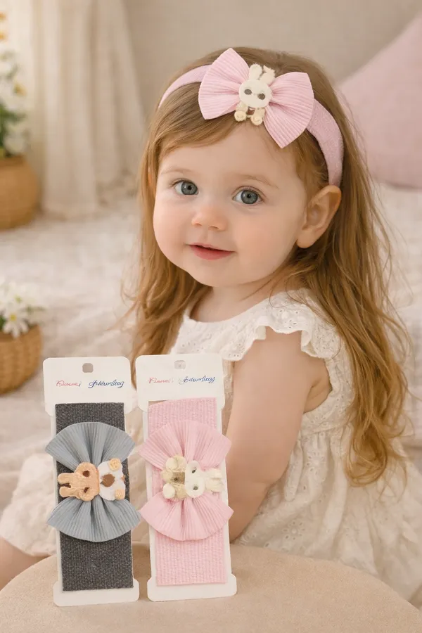 Multicolor_Knitted_Bow_Hair_Band_For_Kids_(Pack_Of_3)