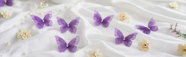 Purple_Organza_Fabric_Butterfly_Hair_Clips_For_Girls_Set_Of_6