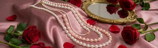 Pink_And_White_Faux_Pearl_Crystal_Bead_Necklace_For_Girls_Pack_Of_2