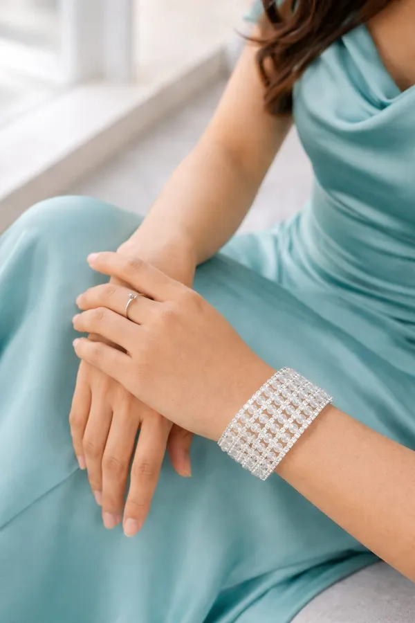 White_Metal_Alloy_Wide_Band_Statement_Bangle_For_Girls
