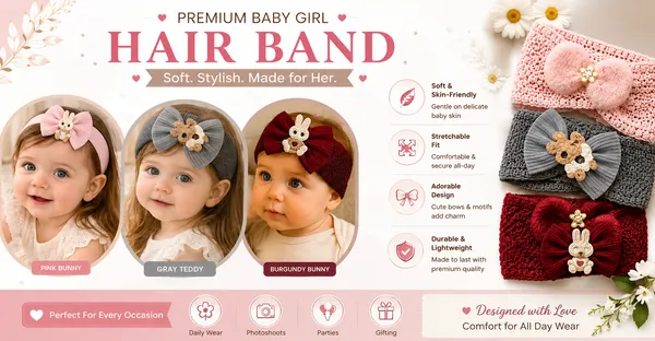 Multicolor_Knitted_Bow_Hair_Band_For_Kids_(Pack_Of_3)