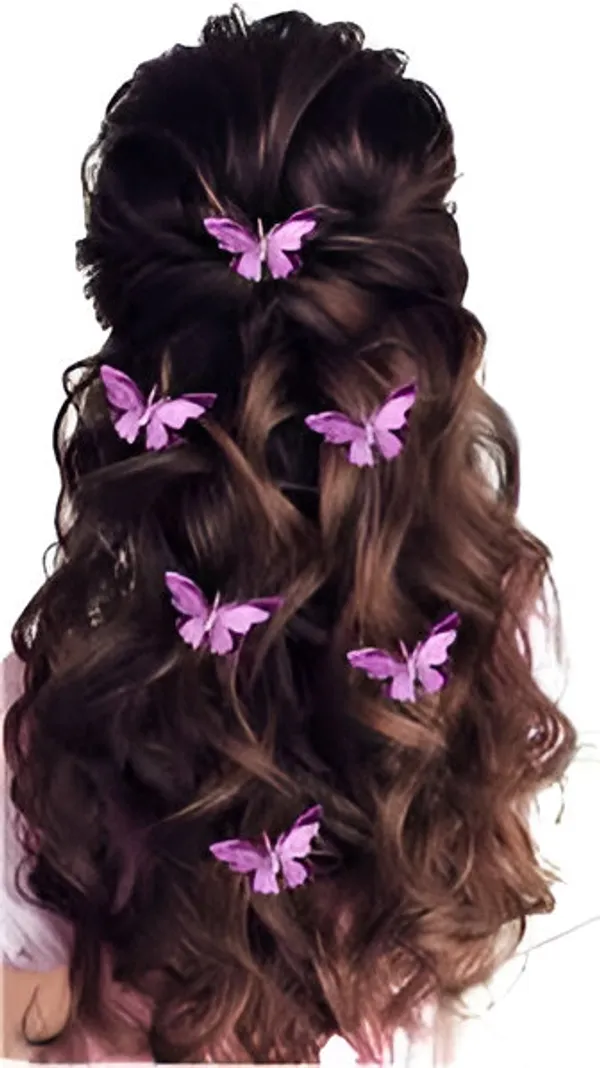 Purple_Organza_Fabric_Butterfly_Hair_Clips_For_Girls_Set_Of_6