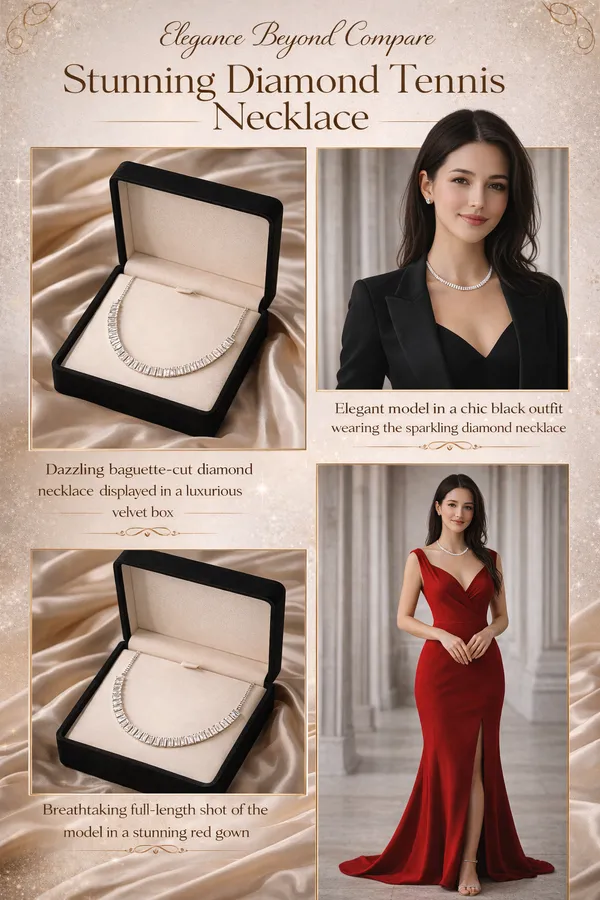Silver_Zinc_Alloy_Crystal_Necklace_And_Earring_Set_For_Girls