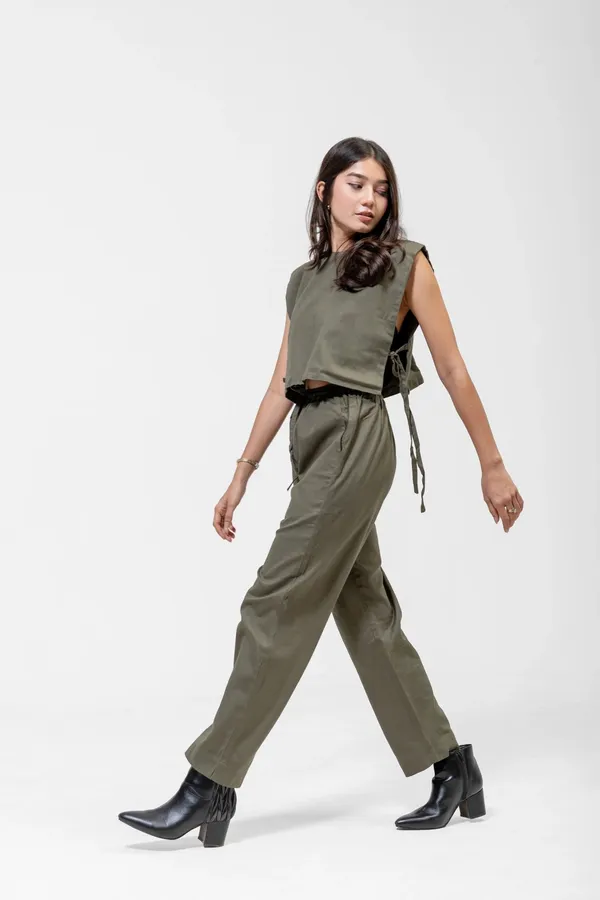 Olive_Green_Mull_Cotton_Relaxed_Co-Ord_Set_For_Women