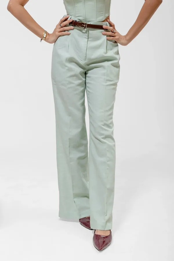 Mint_Linen_Cotton_High-Rise_Wide-Leg_Formal_Pants_For_Women