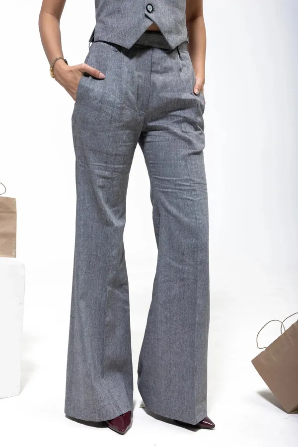 Slate_Grey_Cotton_Flex_High-Waist_Pleated_Tailored_Trousers_For_Women