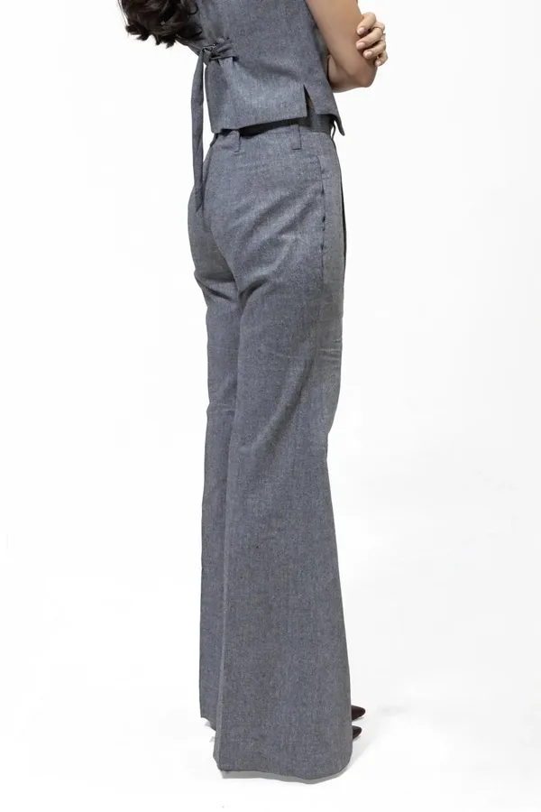 Slate_Grey_Cotton_Flex_High-Waist_Pleated_Tailored_Trousers_For_Women