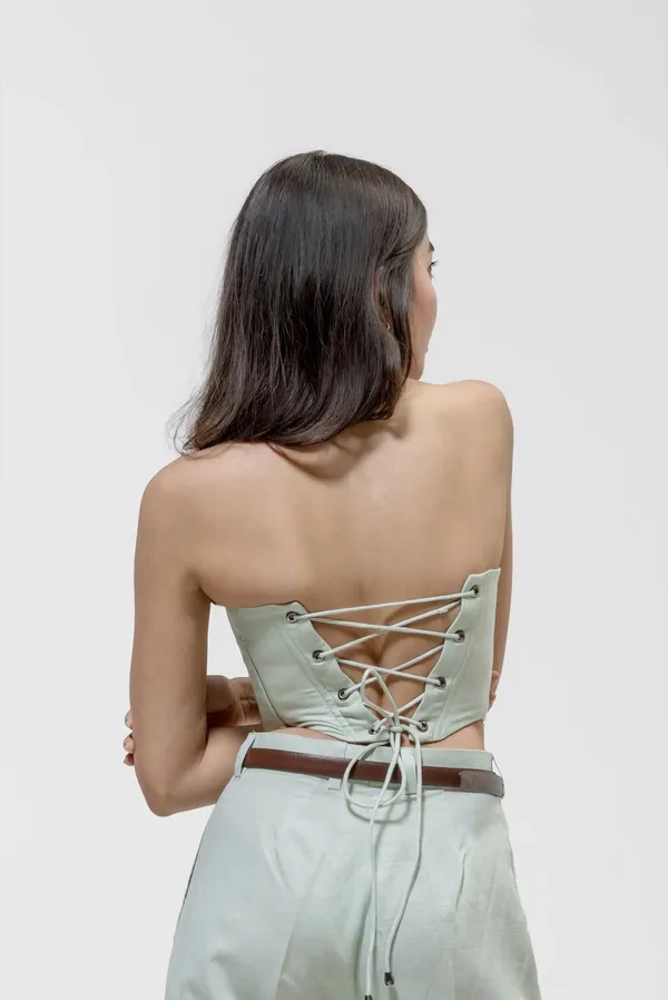 Mint_Linen_Cotton_Structured_Corset_Top_For_Women