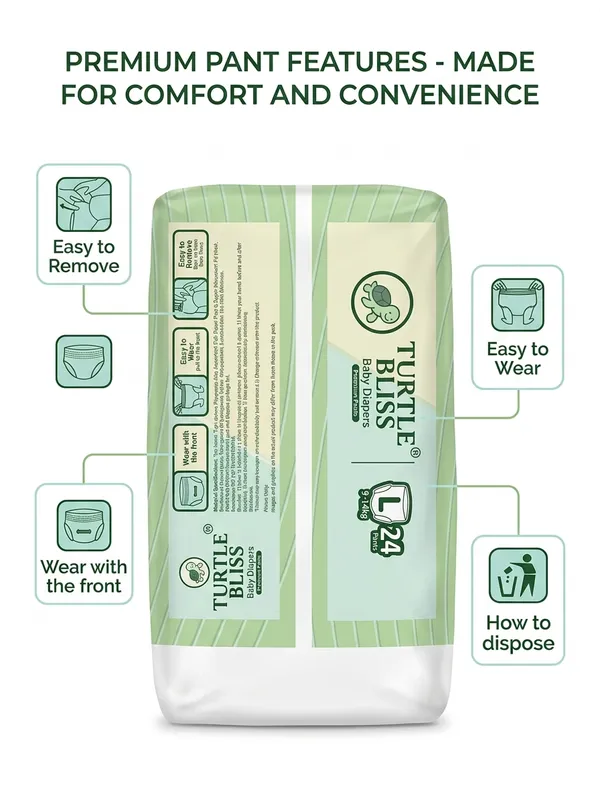 Turtle_Bliss_Premium_Pant_Style_Baby_Diapers_Large(L),_24_Count,_9-14_kg,_Leak_Proof_Diapers_|_Super_Soft_Gentle_Fit_|_Skin_Friendly_with_Aloevera_&_ZNO_(Large,_Pack_of_1)