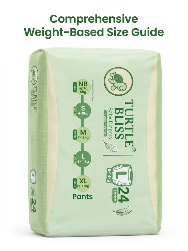 Turtle_Bliss_Premium_Pant_Style_Baby_Diapers_Large(L),_24_Count,_9-14_kg,_Leak_Proof_Diapers_|_Super_Soft_Gentle_Fit_|_Skin_Friendly_with_Aloevera_&_ZNO_(Large,_Pack_of_1)