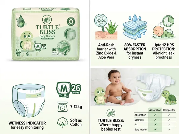 Turtle_Bliss_Premium_Pant_Style_Baby_Diapers_Medium(M),_26_Count,_7-12_kg,_Leak_Proof_Diapers_|_Super_Soft_Gentle_Fit_|_Skin_Friendly_with_Aloevera_&_ZNO_(Medium,_Pack_of_1)