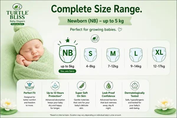 Turtle_Bliss_Premium_Tape_Style_Baby_Diapers_NewBorn(NB),_30_Count,_0-5_kg,_Leak_Proof_Diapers_|_Super_Soft_Gentle_Fit_|_Skin_Friendly_with_Aloevera_&_ZNO_(NewBorn,_Pack_of_1)