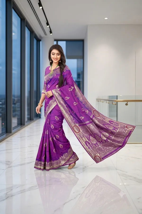 Minimalist_Jacquard_Purple_Colour_Weaving_Saree_For_Everyday_Elegance_Default_Title