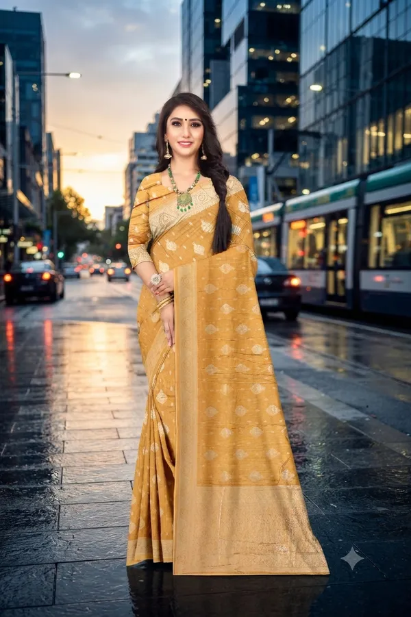 Women_S_Premium_Gold_Jacquard_Weaving_Party_Wear_Saree_Default_Title