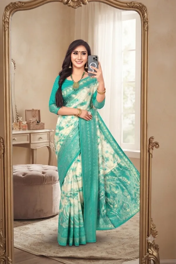 Elegant_Floral_Rama_Colour_Tissue_Jacquard_Silk_Saree_With_Designer_Border_Default_Title