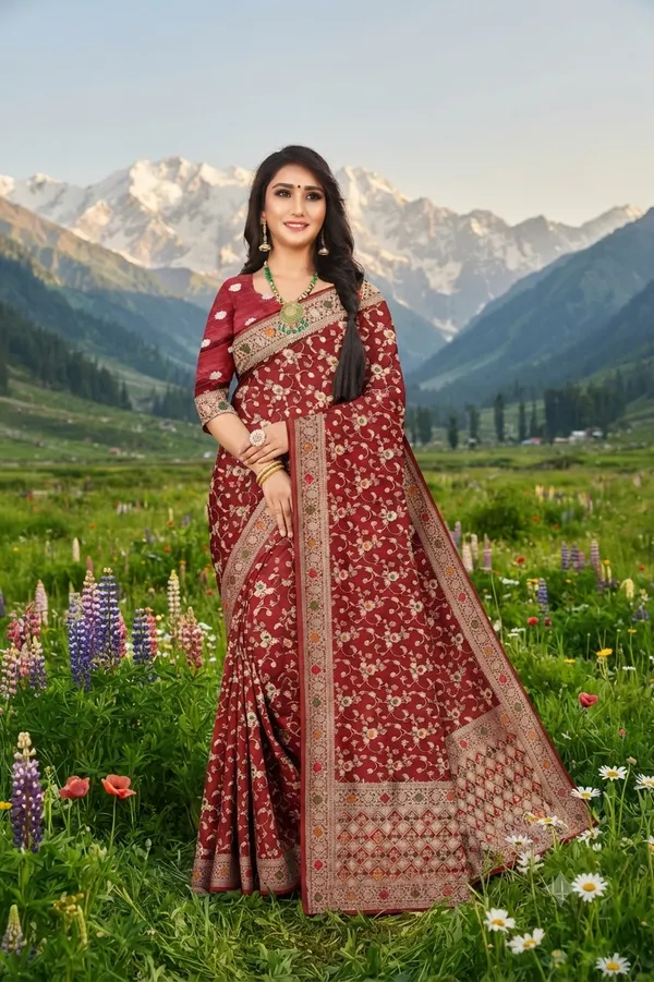 Soft_Silk_Viscose_Satin_With_Meenakari_With_Maroon_Colour_Jacquard_Saree_With_Floral_Woven_Motifs_Default_Title