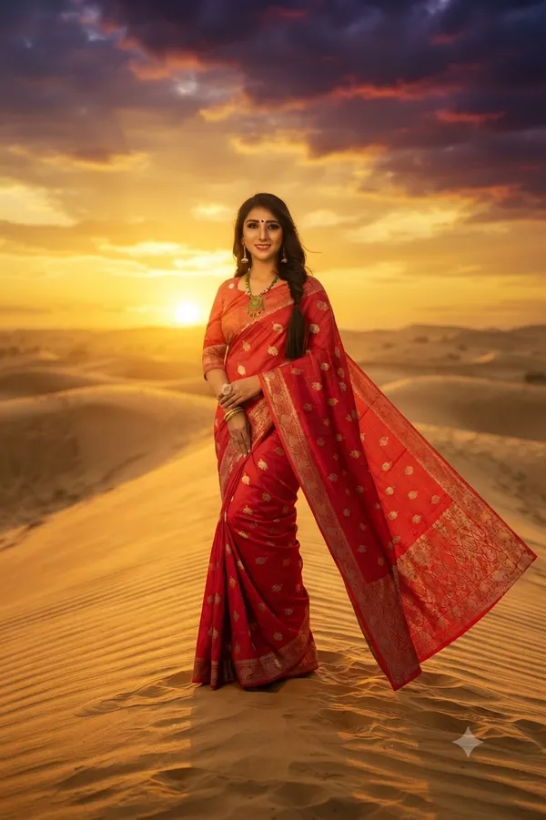 Premium_Woven_Red_Viscose_Satin_Jacquard_Silk_Saree_With_Designer_Pallu_Default_Title