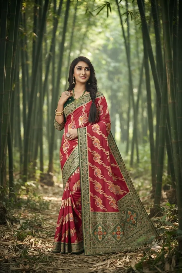 Modern_Designer_Organza_Kora_Saree_With_Meenakari_Work_Jacquard_Silk_Saree_For_Women_Default_Title