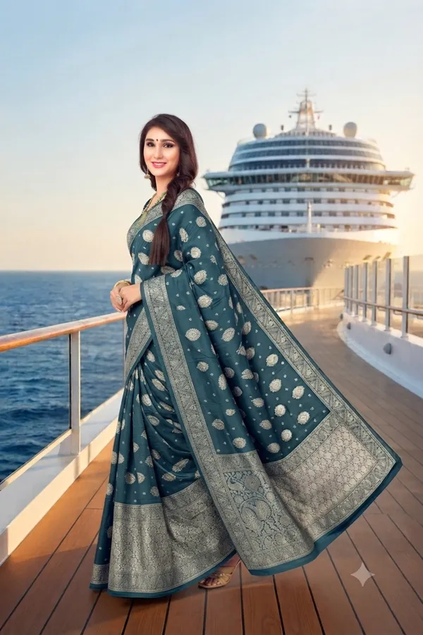 Glossy_Satin_Saree_Modern_Ethnic_Wear_Default_Title